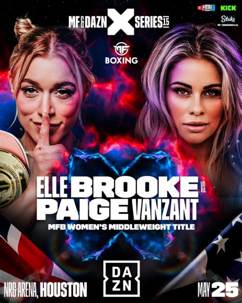 elle brooke leaked only fans|Elle Brooke knocks Paige Vanzant down before the pair fight out。